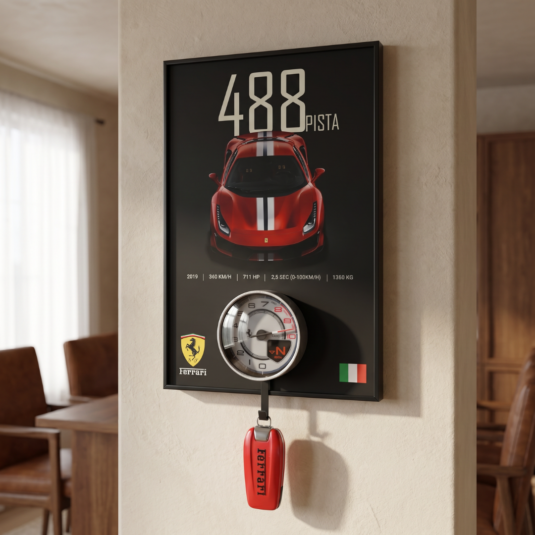 Ferrari 488 Pista Keyhook